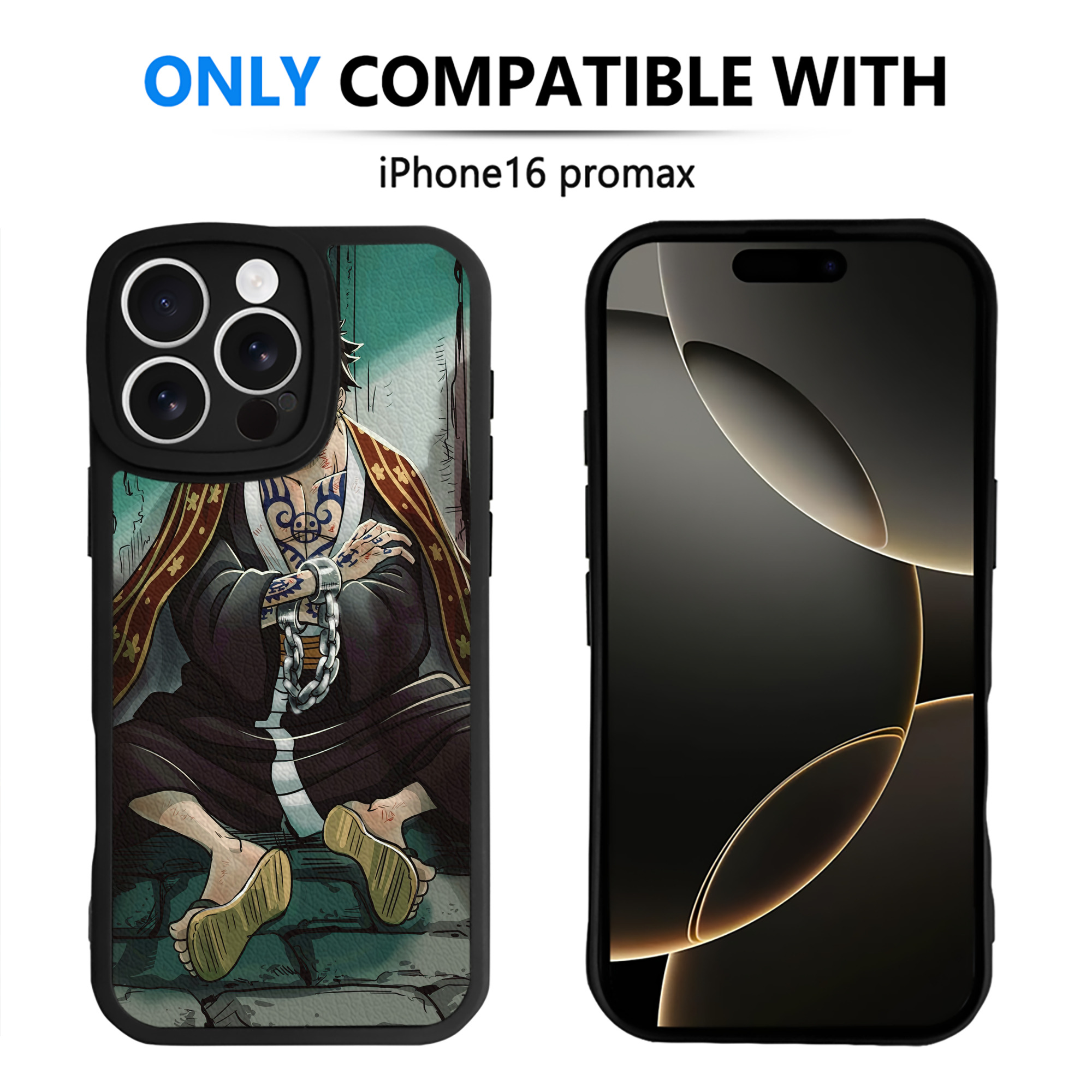 （画像用） ワンピース ONE PIECE 【iPhone 16シリーズ対応】シリコンスマホケース（レザー調） 材質：シリコン